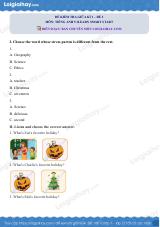 Đề thi giữa kì 1 Tiếng Anh 5 iLearn Smart Start - Đề số 2